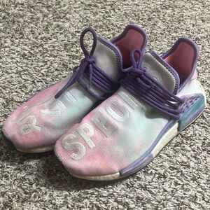 Men’s Adidas Pharrell Williams Human Race NMD Holiday Festival Pink Glow